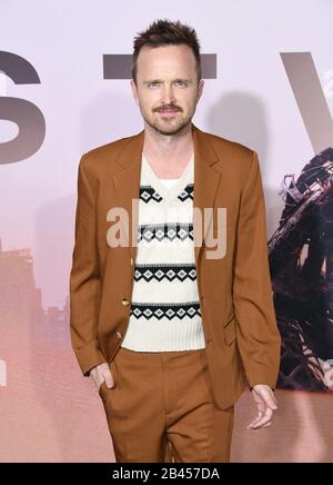 05 Marzo 2020 - Hollywood, California - Aaron Paul. La Stagione 3 "Westworld" di HBO, Los Angeles Premiere, si tiene al TCL Chinese Theatre. (Credit Image: © Birdie Thompson/AdMedia Via ZUMA Wire) Foto Stock