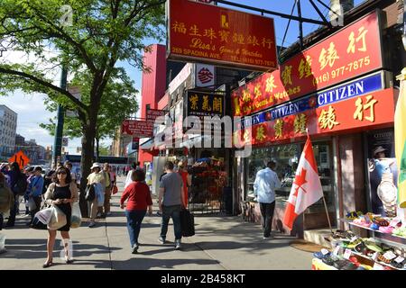 Chinatown, Spadina Avenue, Toronto, Ontario, Kanada Foto Stock