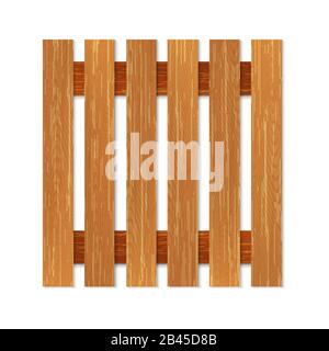 Pallet In Legno Vuoto Per Vettore Logistic Top View Immagine e Vettoriale -  Alamy