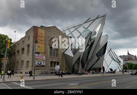 Royal Ontario Museum, Queen'S Park, Toronto, Ontario, Kanada Foto Stock