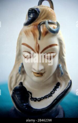 Statua del Signore shiva India, Asia Foto Stock