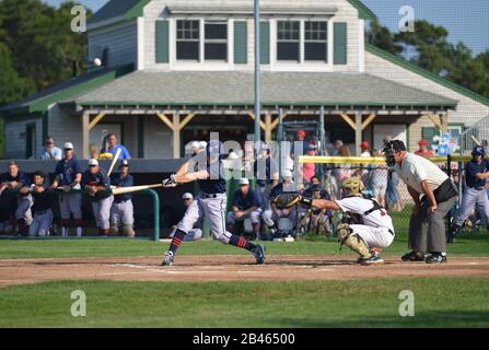 Il baseball, Red Sox, Yarmouth, Dennis, Cape Cod, Massachusetts, STATI UNITI D'AMERICA Foto Stock