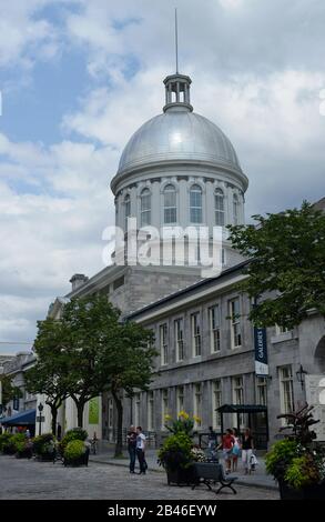 Bonsecours Market, Rue Saint-Paul, Montreal, Quebec, Kanada Foto Stock