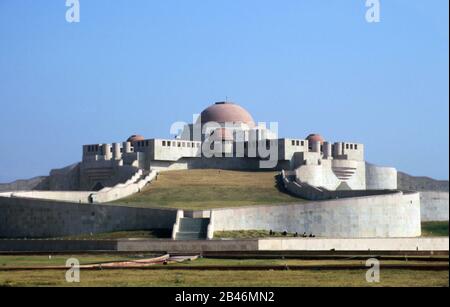 Ambedkar Memorial Park, Dr. Bhimrao Ambedkar Samajik Parivartan Prateek Sthal, parco pubblico, memoriale, Gomti Nagar, Lucknow, Uttar Pradesh, India, Asia Foto Stock