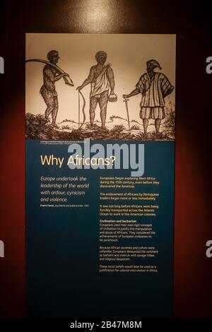 International Slavery Museum a Liverpool, Regno Unito Foto Stock