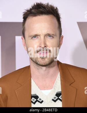 Hollywood, California, Stati Uniti. 05 Marzo 2020 - Hollywood, California - Aaron Paul. La Stagione 3 "Westworld" di HBO, la prima di Los Angeles, si tiene presso il TCL Chinese Theatre. Photo Credit: Birdie Thompson/Admedia /Mediapunch Credit: Mediapunch Inc/Alamy Live News Foto Stock