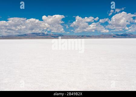 Salar de Uyuni saline in Bolivia. Foto Stock