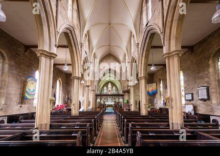 Chiesa di San Michele e Di Tutti gli Angeli d'Inghilterra (n. 1839), Broadway, Worcestershire, Inghilterra, Regno Unito Foto Stock