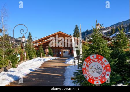 Francia, Haute-Savoie (74), Megève, Casinò Foto Stock