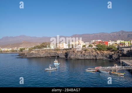 Capo Verde, Isola Di Santo Antao, Porto Di Porto Novo Foto Stock