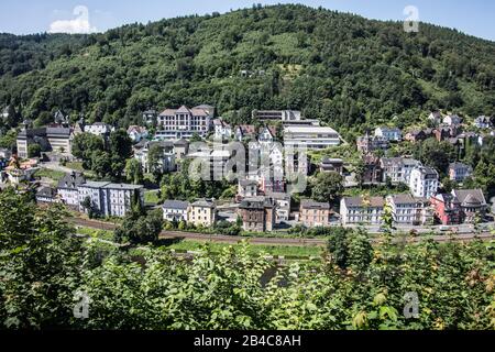 Centro di Altena sulla Lenne Foto Stock