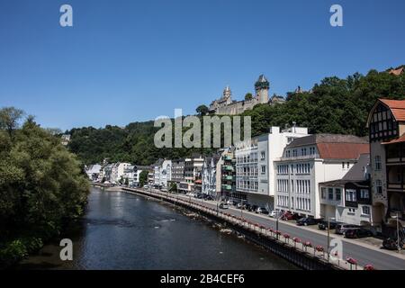 Centro di Altena sulla Lenne Foto Stock