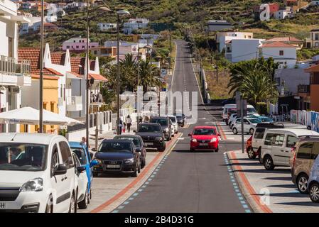 Spagna Isole Canarie El Hierro Island, Tigaday, Main Street, NR Foto Stock