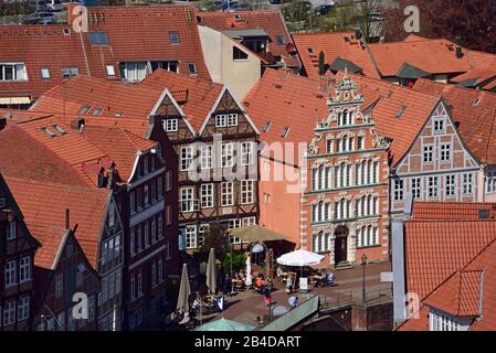 Europa, Germania, Bassa Sassonia, Stade, Regione Metropolitana Di Amburgo, Città Anseatica, Alststadt, Foto Stock