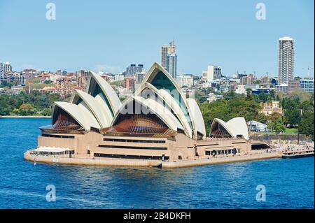 Paesaggio Dell'Opera House In Primavera, Sydney, Nuovo Galles Del Sud, Australia, Oceania Foto Stock