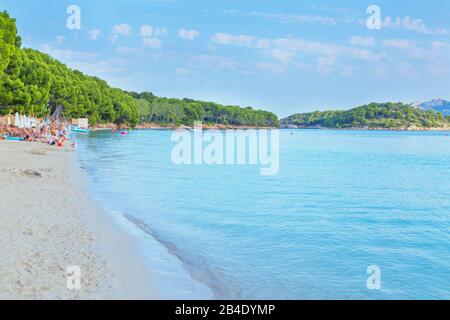 Spiaggia Di Formentor, Maiorca (Maiorca), Isole Baleari, Spagna, Europa Foto Stock