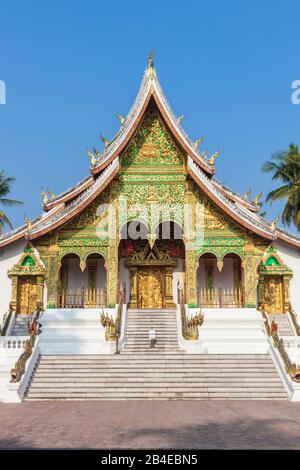 Laos, Luang Prabang, Wat Ho Pha Bang, Royal Palace area Foto Stock