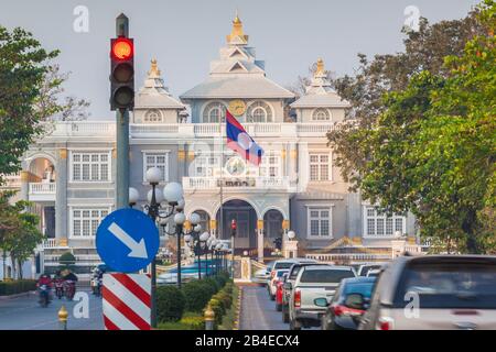 Laos, Vientiane, Palazzo Presidenziale Foto Stock