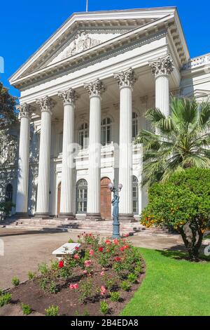 L'ex edificio del Congresso Nazionale, Santiago del Cile, Cile, Sud America Foto Stock