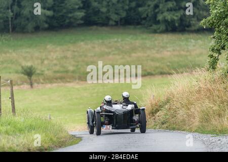 Bad König, Hesse, Germania, Riley 12/4 Racing Special, costruito nel 1936 al Klassikerfestival. Foto Stock