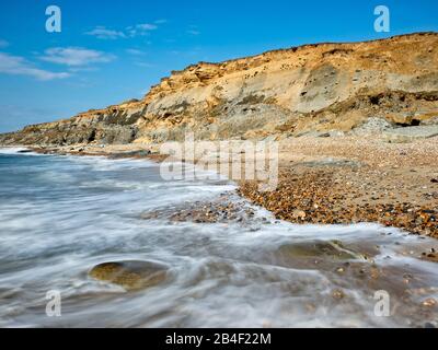 Audresselles, Communes de commune de la Terre des Deux Caps, Desvres, Boulogne-sur-Mer, Pas-de-Calais, Hauts-de-France, Francia, Oderzele, Parc Naturel Régional des Caps et Marais d'Opale, Côte d'Opale, Opal Coast, Channel, Atlantic Foto Stock