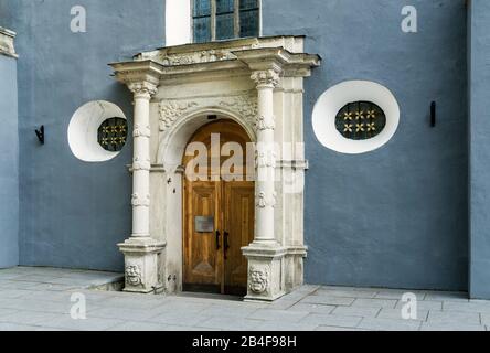 Estland, Tallinn, Niguliste Kirik, Nikolaikirche, Kunstmuseum Foto Stock