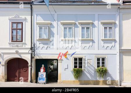 Eisenstadt, Museo Haydn-Haus Di Joseph Haydn A Neusiedler See (Lago Neusiedl), Burgenland, Austria Foto Stock