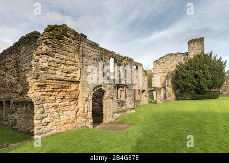 Ashby de la Zouch Castle, Leicestershire, England, Regno Unito Foto Stock