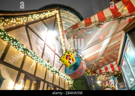 Weihnachtsmarkt Nürnberg Handwerkerhof Foto Stock