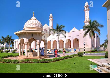 Moschea Del Sultano Qaboos, Salalah, Mare Arabico, Oman Foto Stock