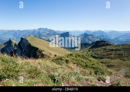 Rochers-De-Naye, Montreux, Vaud, Svizzera Foto Stock