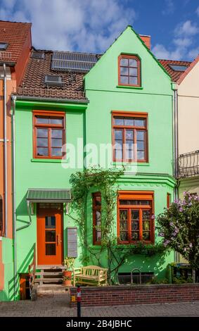 Green Bremen House A Brema Neustadt, Brema, Germania, Europa Foto Stock