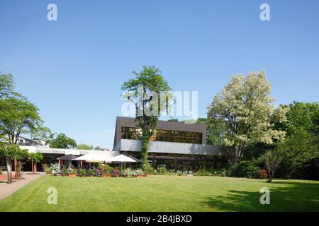 Cafe Am Rosengarten, Bad Zwischenahn, Bassa Sassonia, Germania, Europa Foto Stock