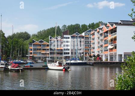 Marina Eyhausen, Bad Zwischenahn, Bassa Sassonia, Germania, Europa Foto Stock