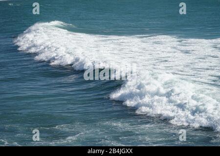 Europa, Portogallo, Centro, Ericeira, costa, onda, spray Foto Stock