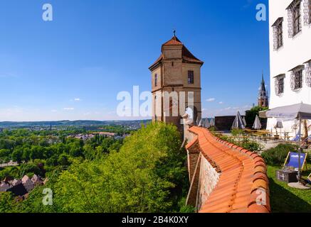Burgschänke, Castel Trausnitz, Landshut, Bassa Baviera, Baviera, Germania Foto Stock