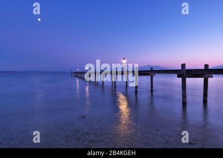 Germania, Baviera, Lago Di Chiemsee, Chiemgau, Seebruck, Europa Foto Stock