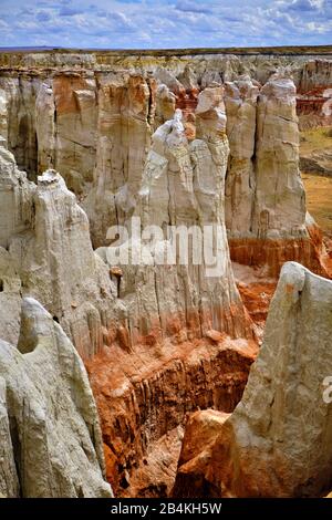 Usa, Stati Uniti D'America, Arizona, Utah, Coal Mine Canyon, Tuba City, Coal Mine Mesa, Moenkopi Plateau, Foto Stock