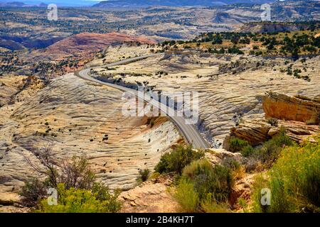 Usa, Stati Uniti D'America, Red Canyon, Dixie National Forest, Bryce Canyon, Utah, Stati Uniti Sud-Occidentali, Utah State Route 12, Scenic Byway, Escalante, Capitol Reef National Park, Foto Stock