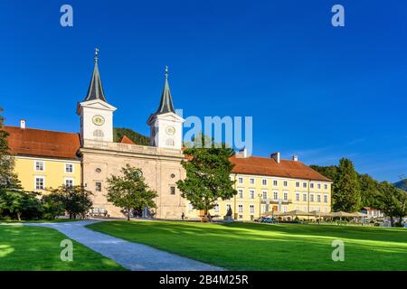 Deutschland, Bayern, Oberbayern, Mangfallgebirge, Tegernsee (Stadt), Kloster Tegernsee Foto Stock