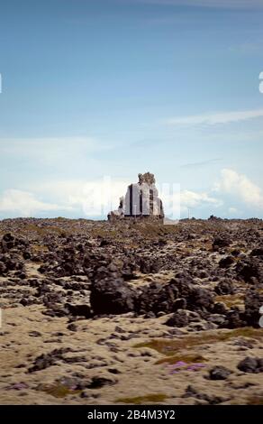 Snæfellsjökull-Nationalpark, Lavafeld, Meer, Felsen, Isola Foto Stock