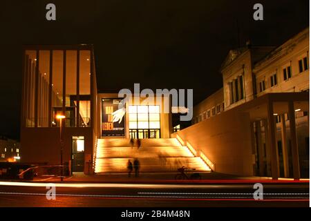 Europa, Germania, Berlino, Museum Island, james Simon Gallery, umore notturno Foto Stock