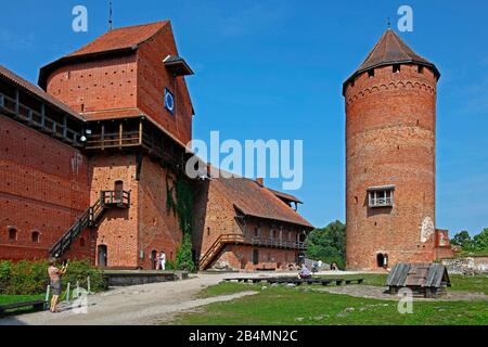 Castello Turaida, Sigulda, Lettonia, Paesi Baltici Foto Stock
