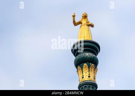 Germania, Sassonia-Anhalt, Zerbst, vista del Zerbster Butterjungfer, città di riferimento. Foto Stock