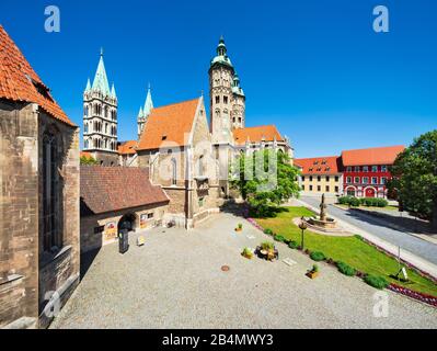 Germania, Sassonia-Anhalt, Naumburg, Cattedrale Di Naumburg Di San Pietro E Paolo, Patrimonio Dell'Umanità Dell'Unesco Foto Stock