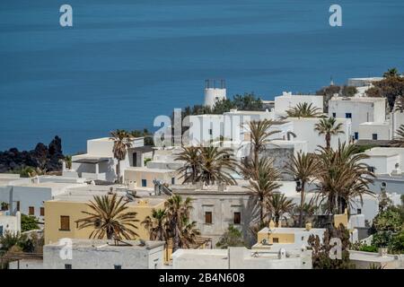 Stromboli, Lipari, Isole Eolie, Isole Eolie, Mar Tirreno, Italia Meridionale, Europa, Sicilia, Italia Foto Stock