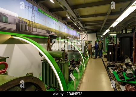 Dresda, Energie Museum Kraftwerk, esposizione energetica, Sassonia, Germania Foto Stock