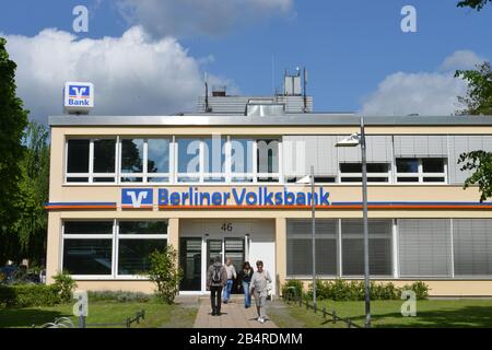 La Berliner Volksbank, Schlossstrasse, Steglitz Berlino, Deutschland Foto Stock