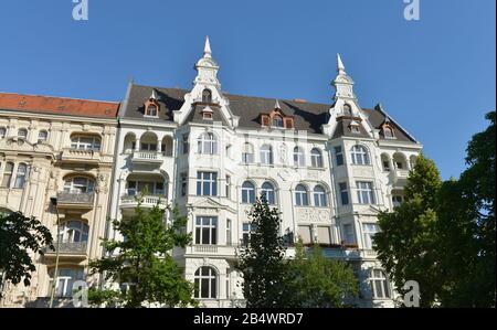 Altbau, Hauptstrasse, Schoeneberg, Berlino, Deutschland / Schöneberg Foto Stock