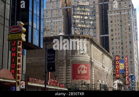 The Booth Theatre nel centro di Manhattan, New York Foto Stock